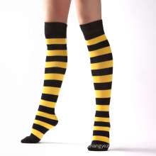 2015 Fashion Knee High Striped Socks for Ladies